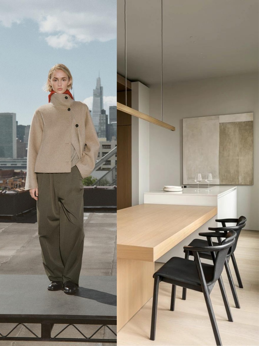 Стильный образ: коллекция Massimo Dutti осень 2024. Интерьер: квартира в ЖК «Карамель» (Москва), авторы проекта: Лия и Артем Бабаянц (фото из материалов журнала ИНТЕРЬЕР+ДИЗАЙН)