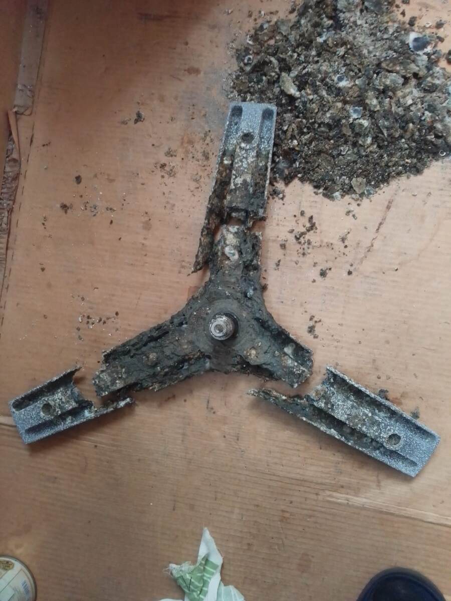 Крестовина моей машинки, направленная мастером