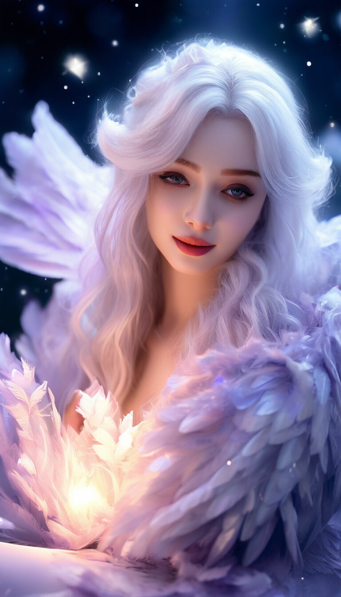 Вики в образе Ангела