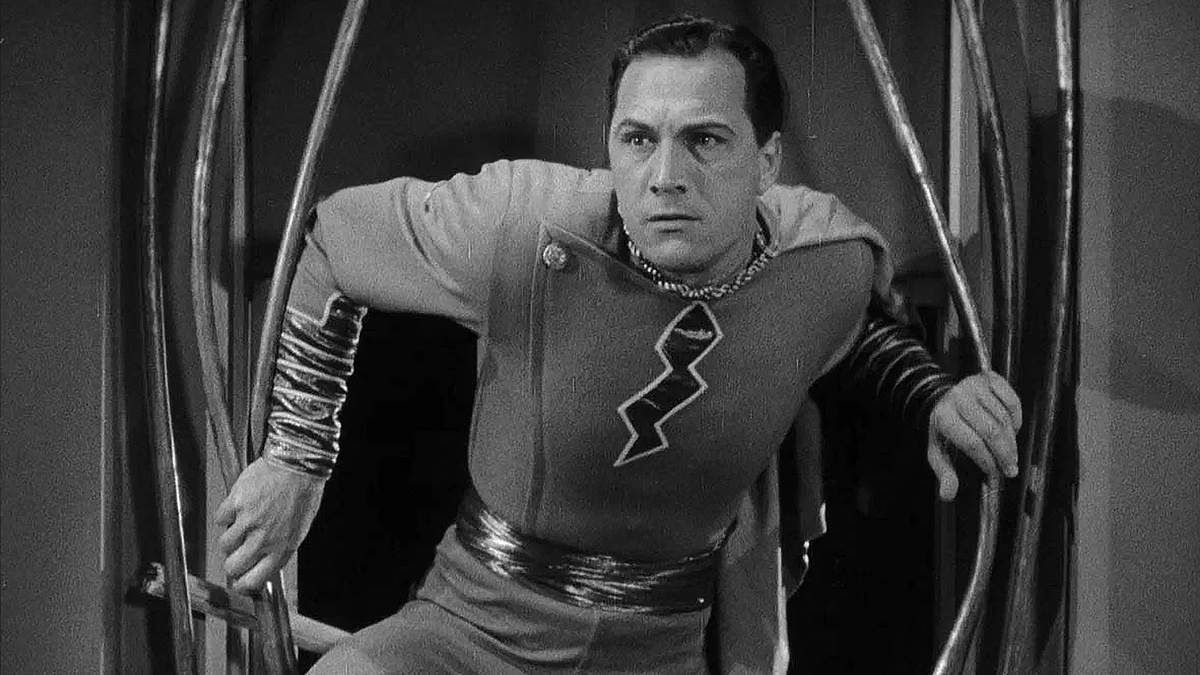 Кадр из фильма "Приключения Капитана Марвела" (1941)