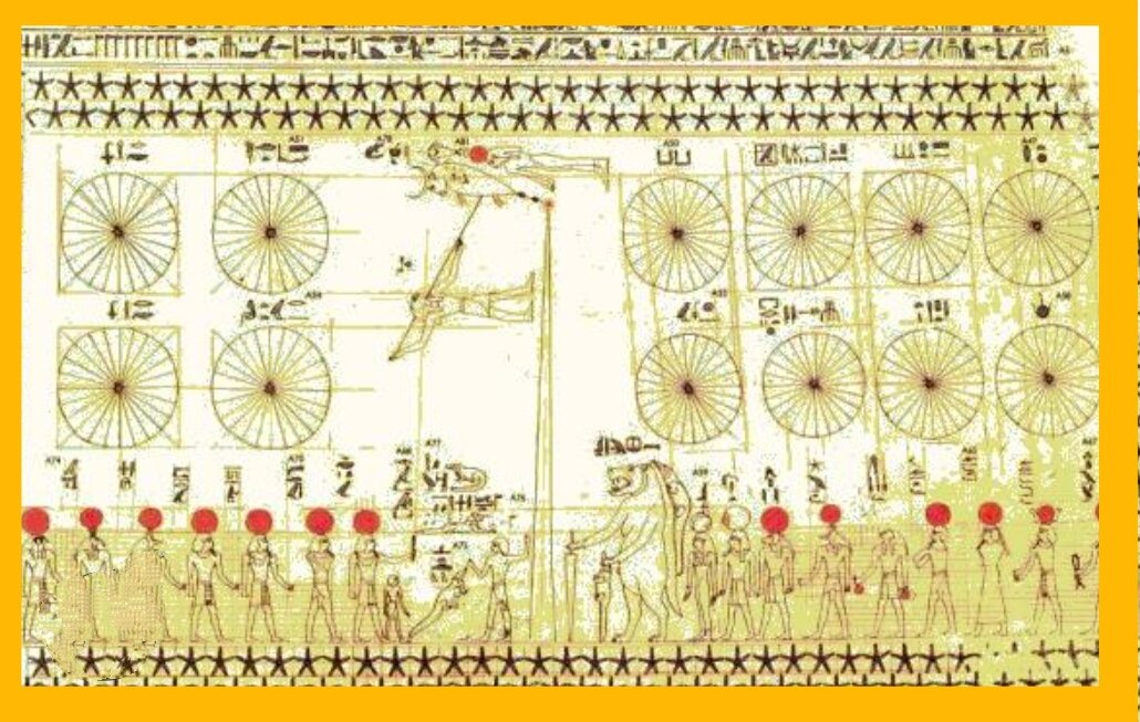 Древнеегипетский календарь в гробнице Сененмута