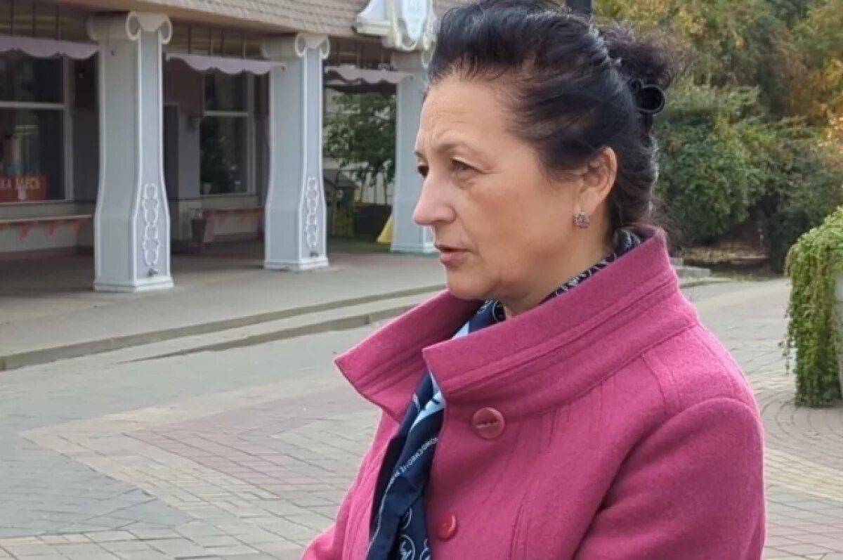    Главный ландшафтный архитектор Белгорода Елена Семенкова.