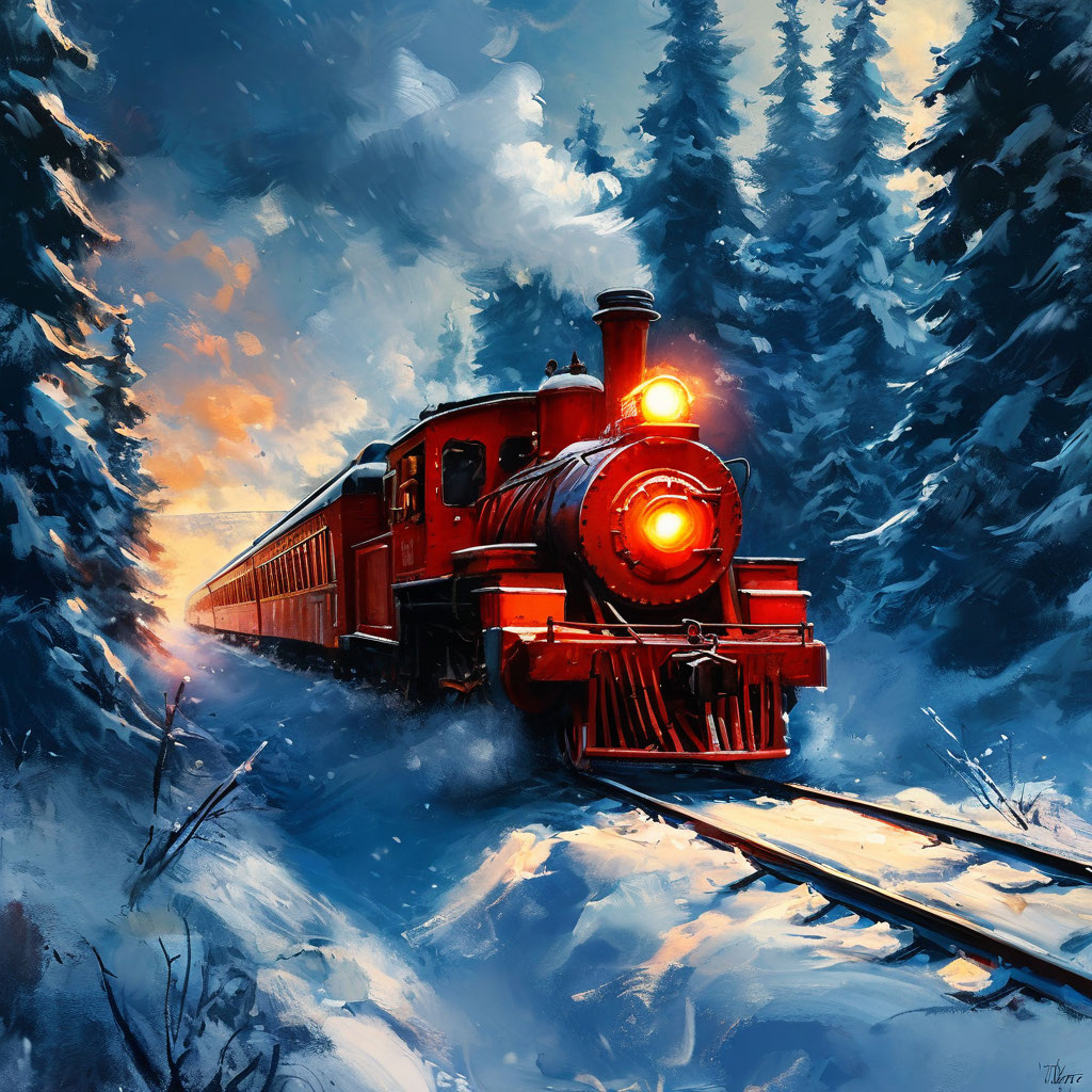  Новый Год на поезде к деду Морозу.