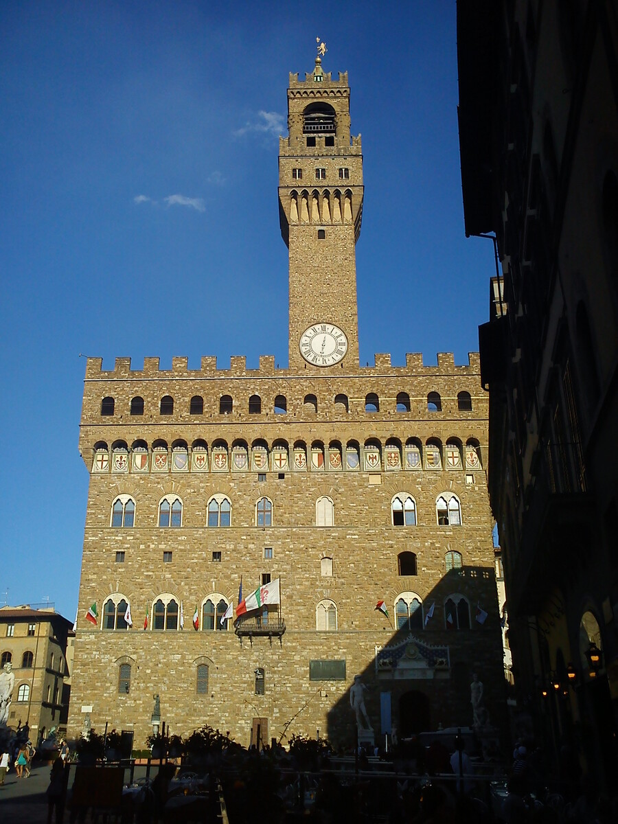 01. Italy, Florence, view of the Palace of Vecchio