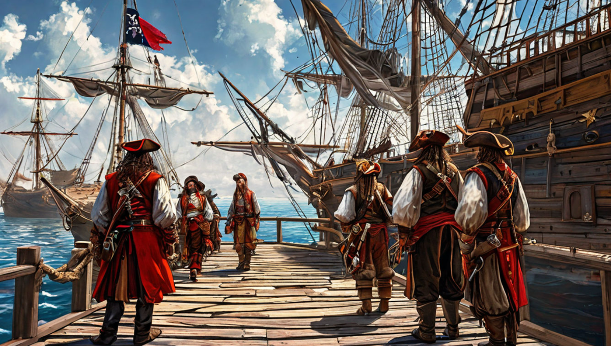 Пираты Порт - Роял 17 век.