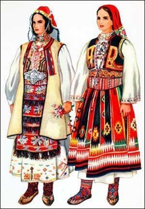 сербские женские костюмы