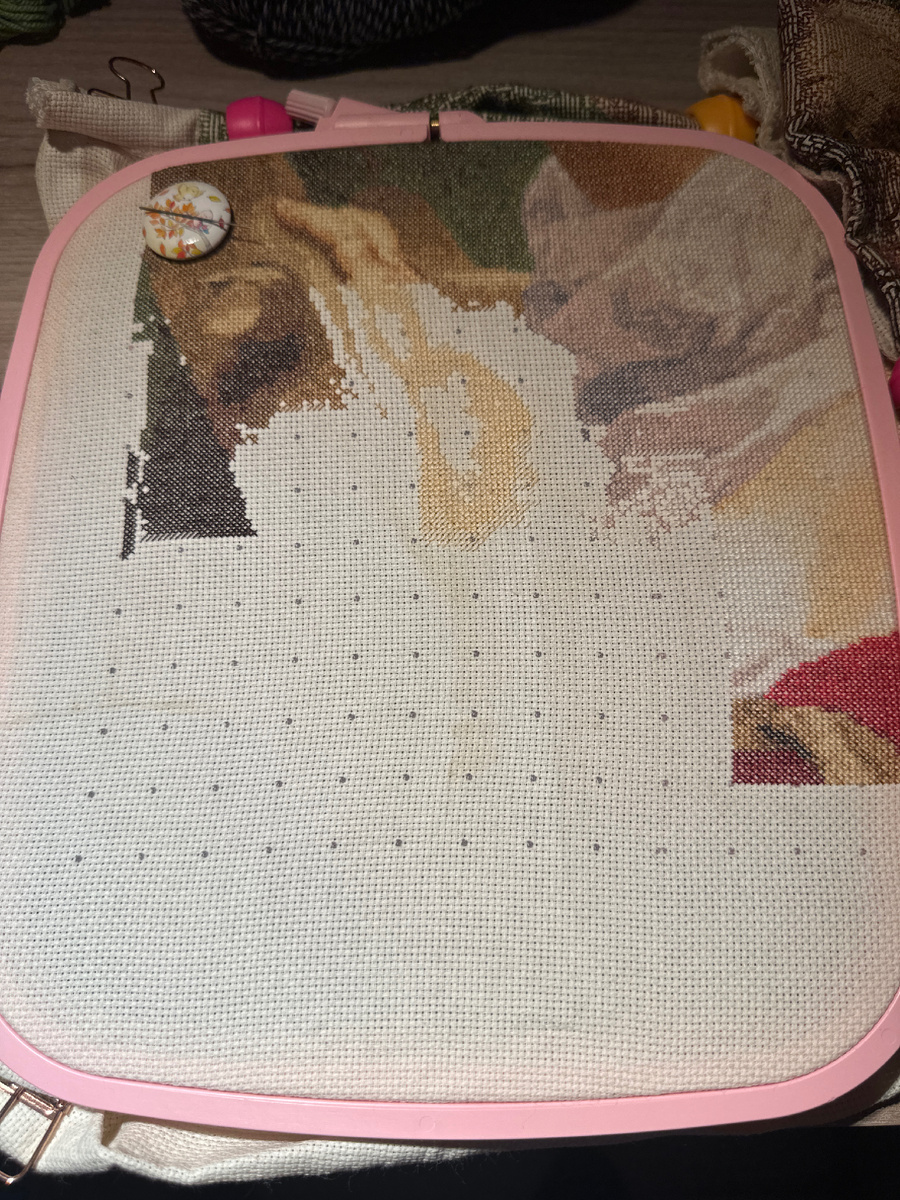 Вышивка «Итальянский полдень» по мотиву картины Брюлова