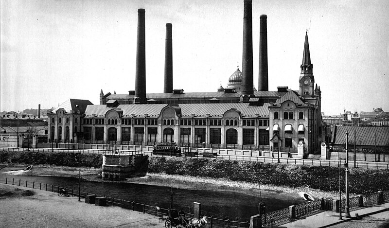 Электростанция введена в эксплуатацию в 1907 году
