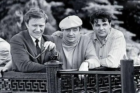 Андрей Миронов, Марк Захаров и Александр Ширвиндт. 