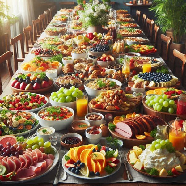 Иллюстрация застолье