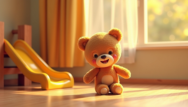 Иллюстрация мягкий мишка