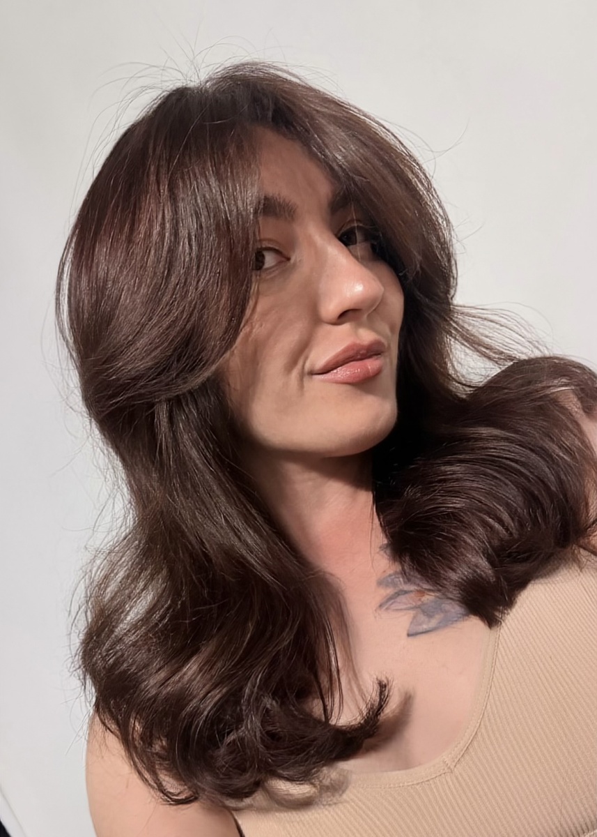 Мой нынешний цвет после закрашивания блонда