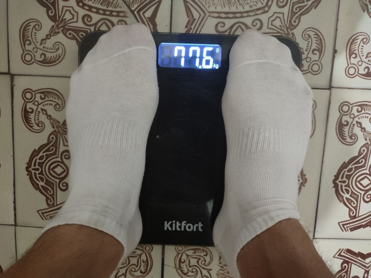 Итоги недели по весу.