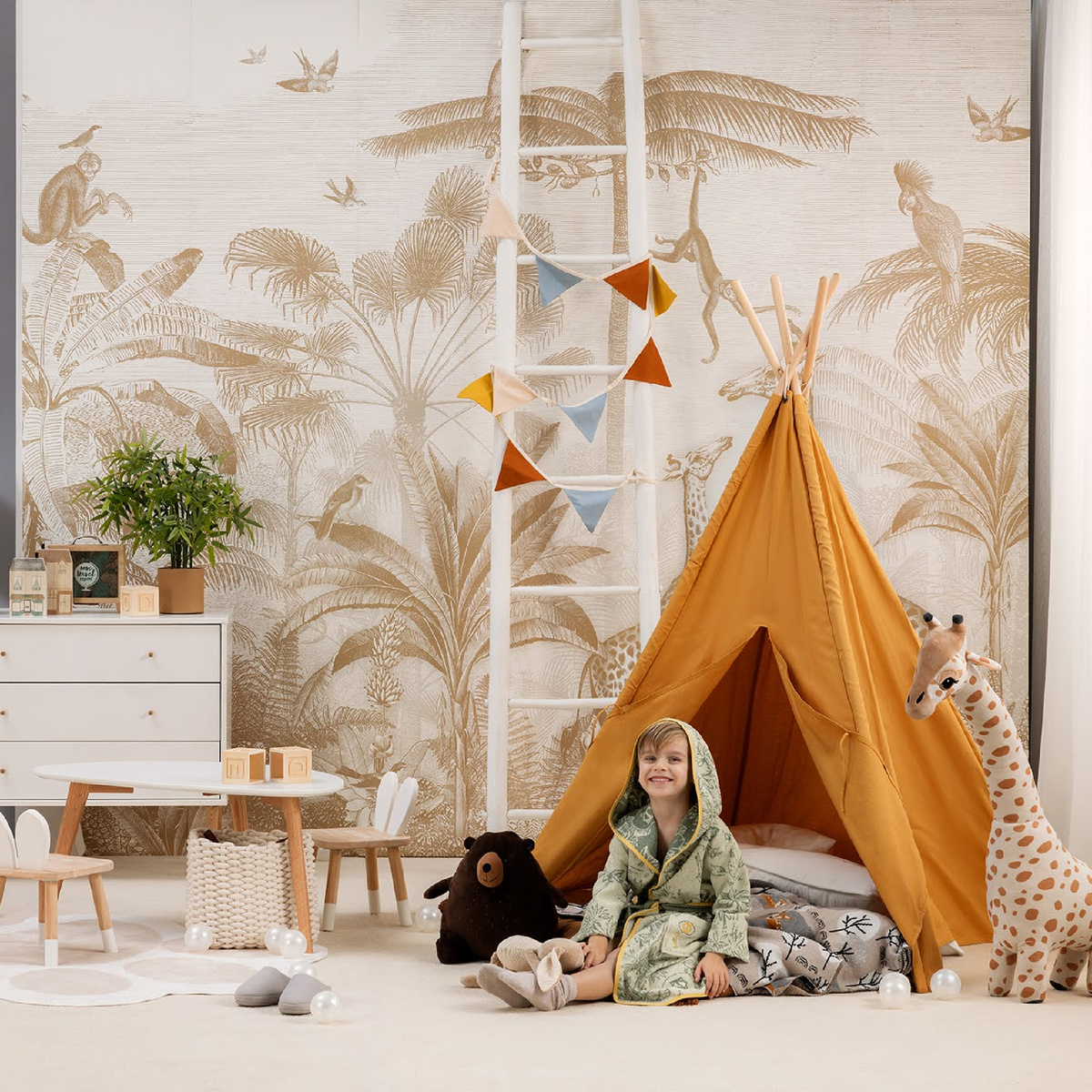 Детский халат «Динно»