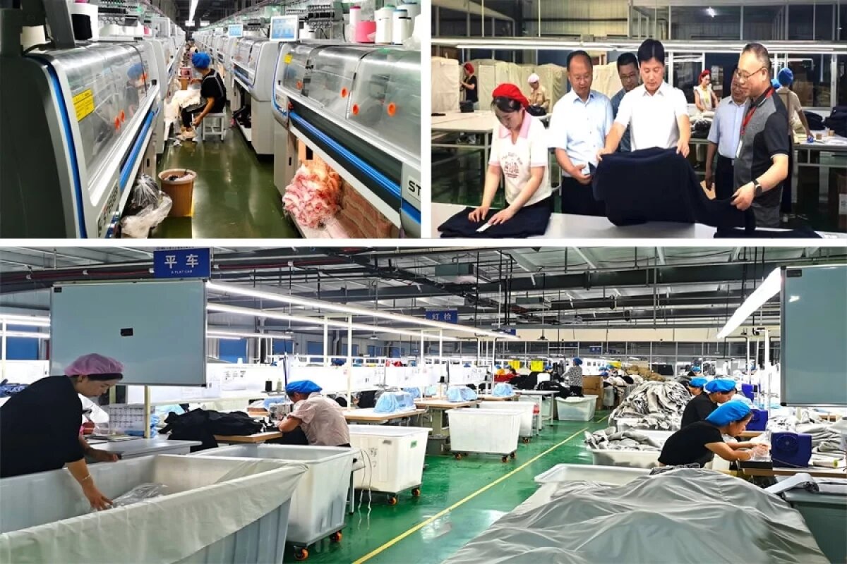    На фабрике трудятся местные жители.