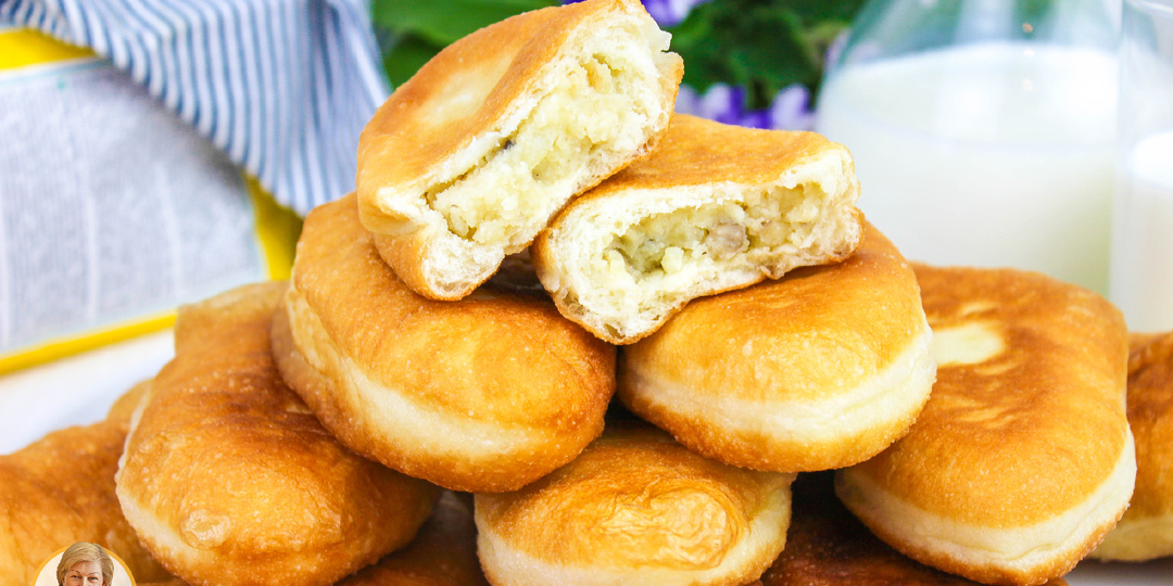 Очень-очень вкусные Жареные пирожки с картошкой и грибами!) Дрожжевое тесто для жареных пирожков