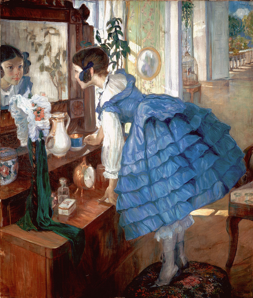    Ольга Делла-Вос-Кардовская, «Маленькая женщина», 1910 год