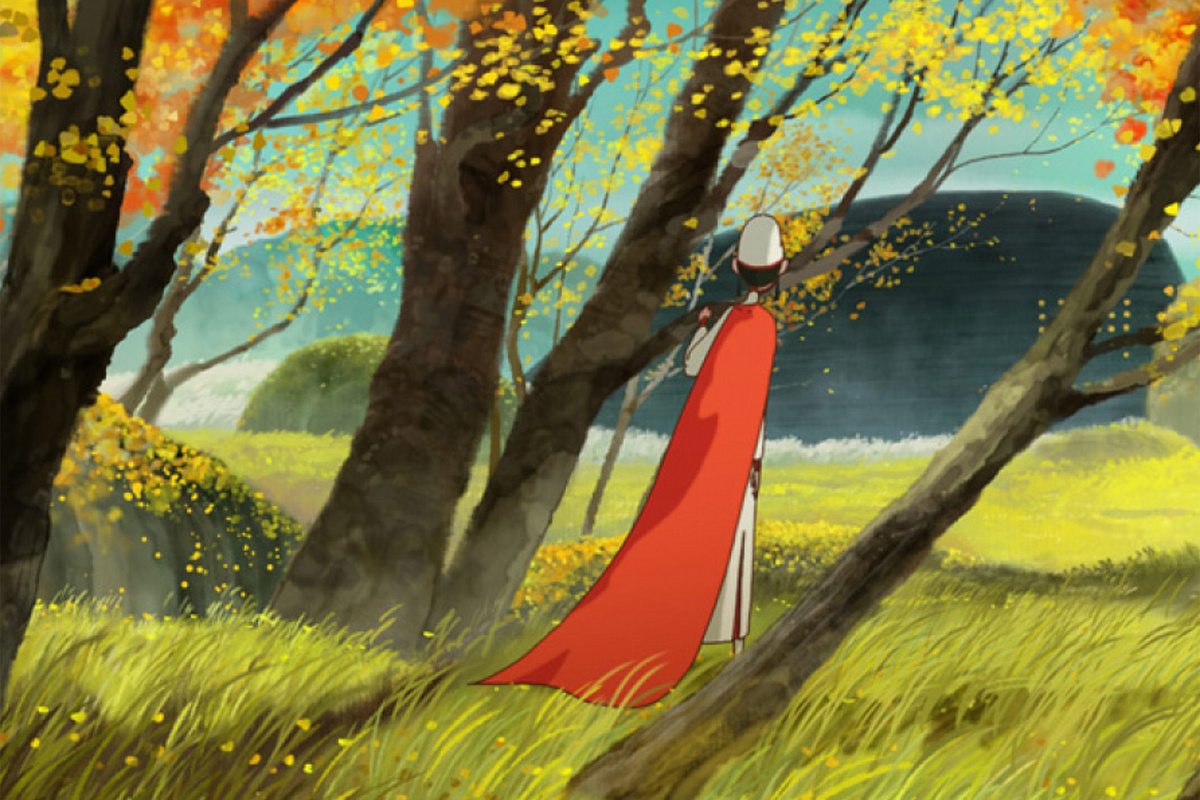    Кадр из мультфильма «Шторм», открывающего программу XVIII Большого фестиваля мультфильмов