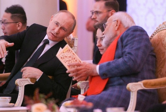    Владимир Путин и Нарендра Моди