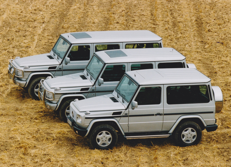 Наглядное сравнение габаритных размеров 3-х вариантов кузовов W463