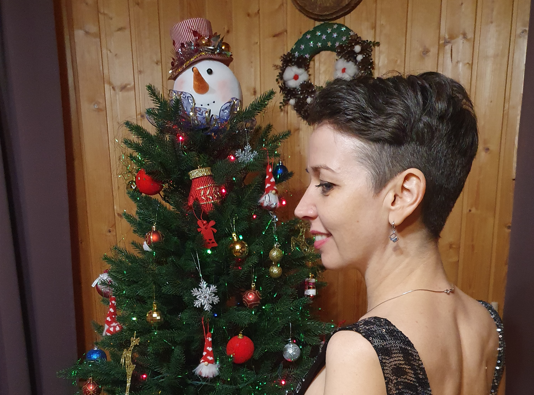 Так я выглядела, когда начала носить короткую стрижку