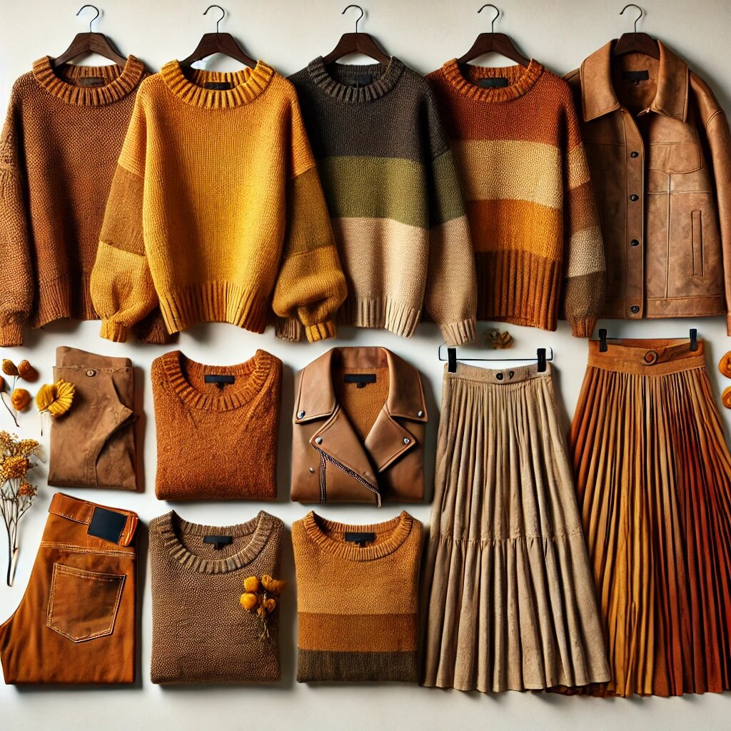 Землистые оттенки в одежде