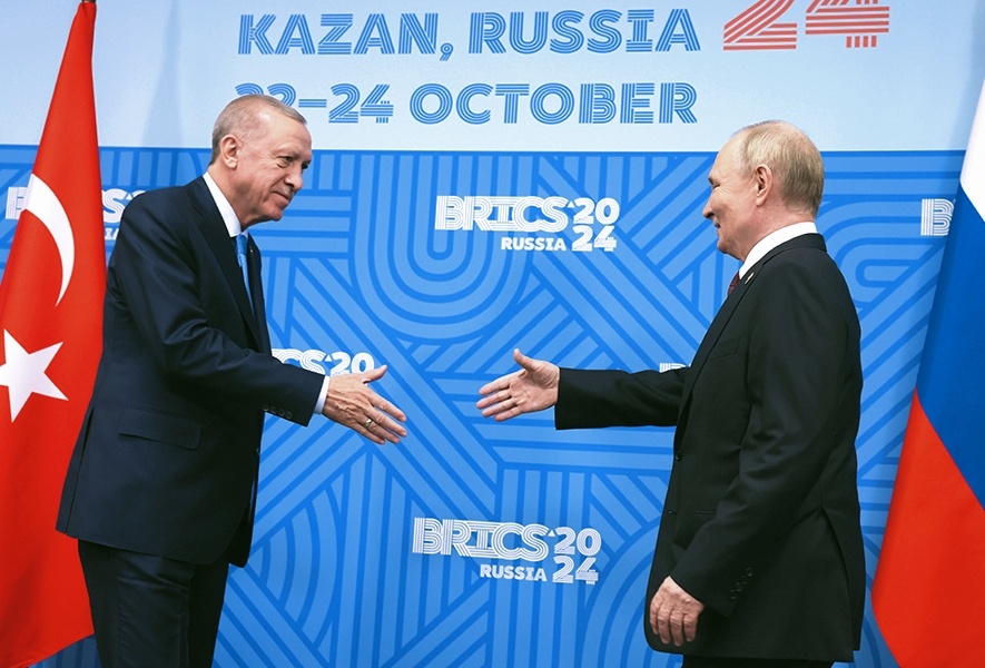 Из открытых источников в интернете. Президент Турции Реджеп Эрдоган и президент России Владимир Путин.