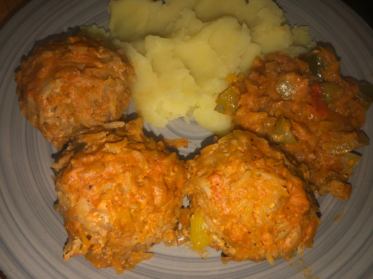 Ёжики из фарша