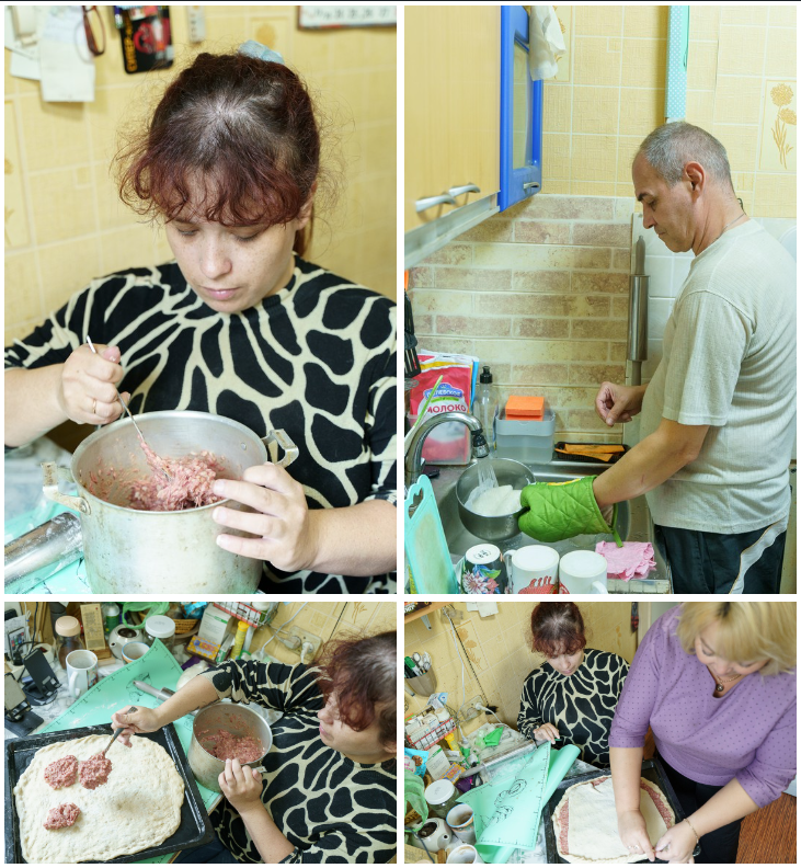 Вероника и Данил дома