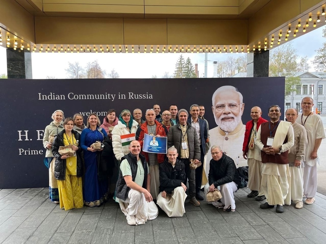 Вайшнавы ИСККОН на БРИКС в Казани