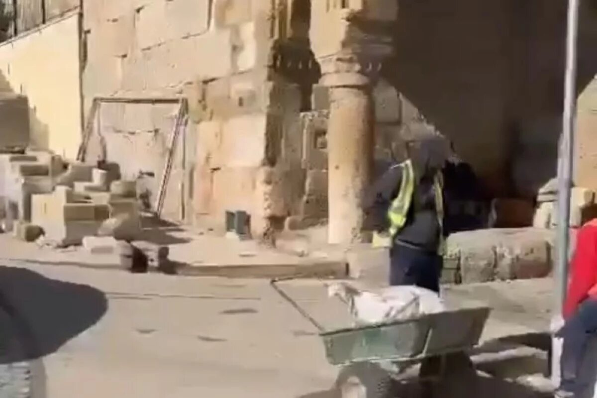    Реставрация ворот Орта-Капы Дербентской крепости подходит к концу