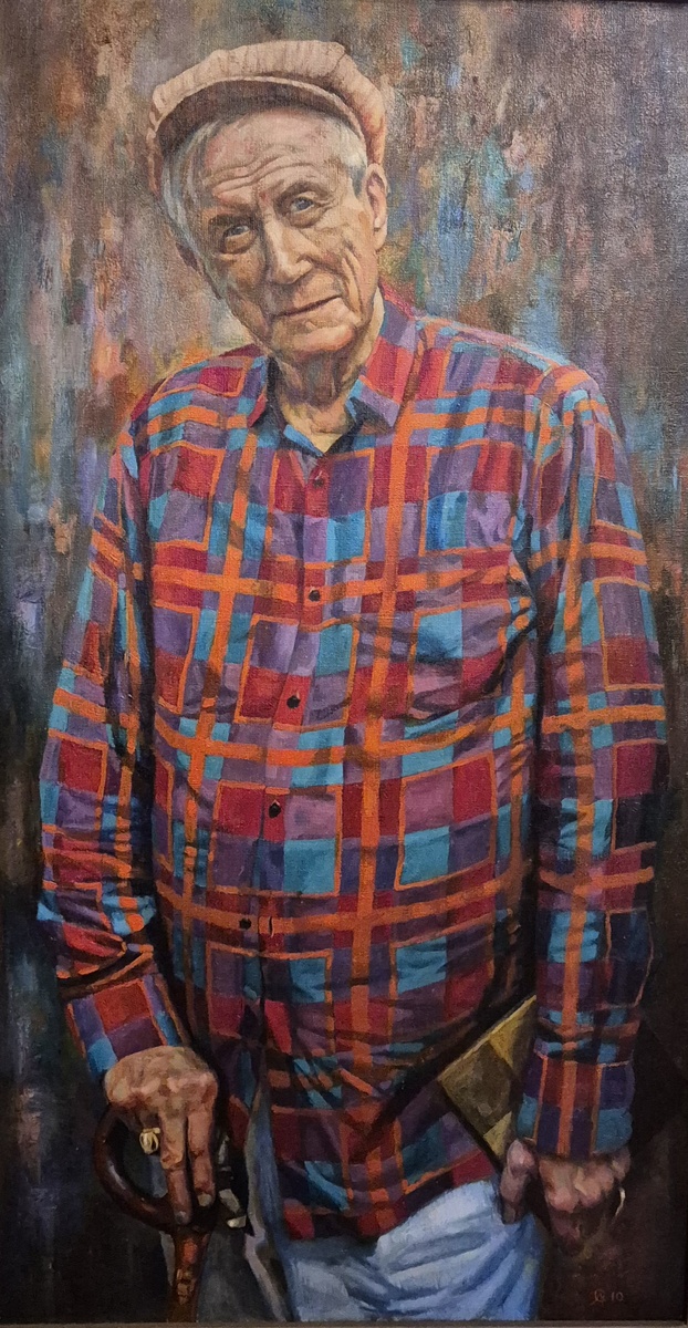 Портрет Евтушенко | фотография портрета выставленного в музее