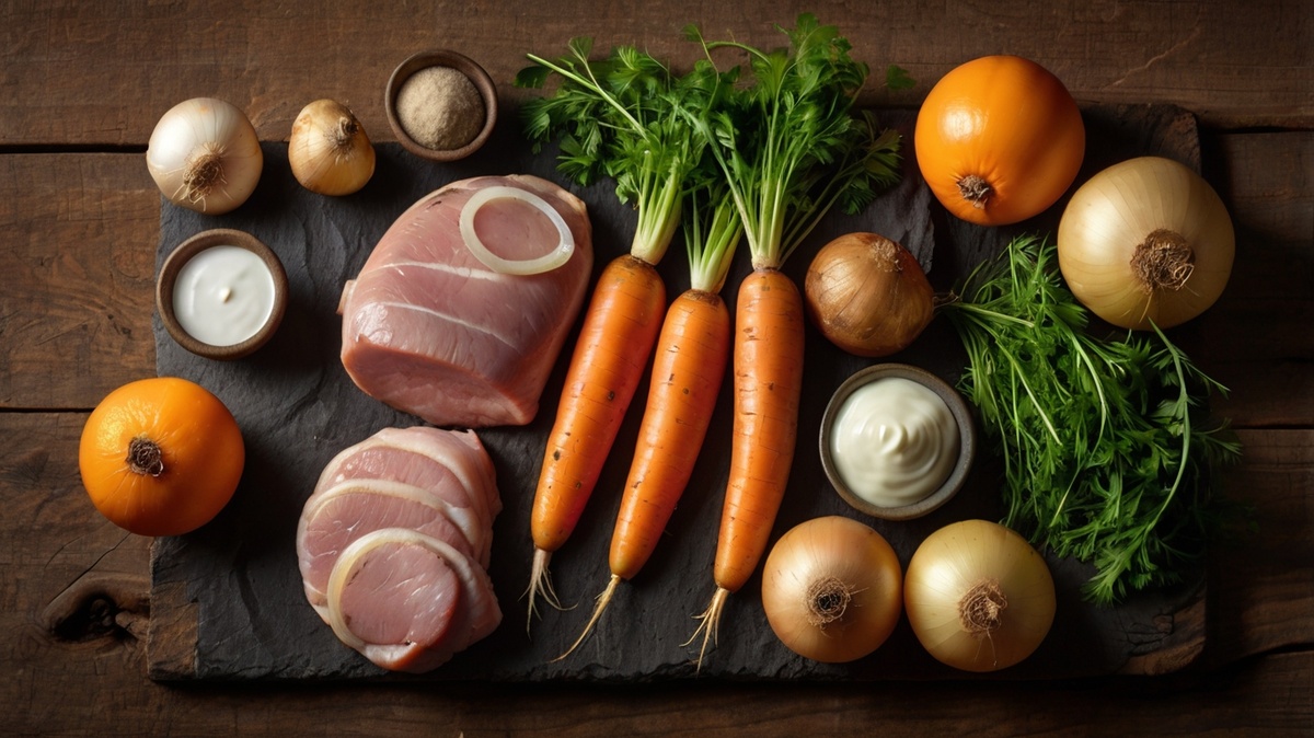 Ингредиенты для Жаркого в горшочках