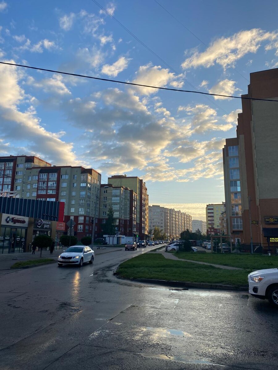 Шикарное рассветное небо