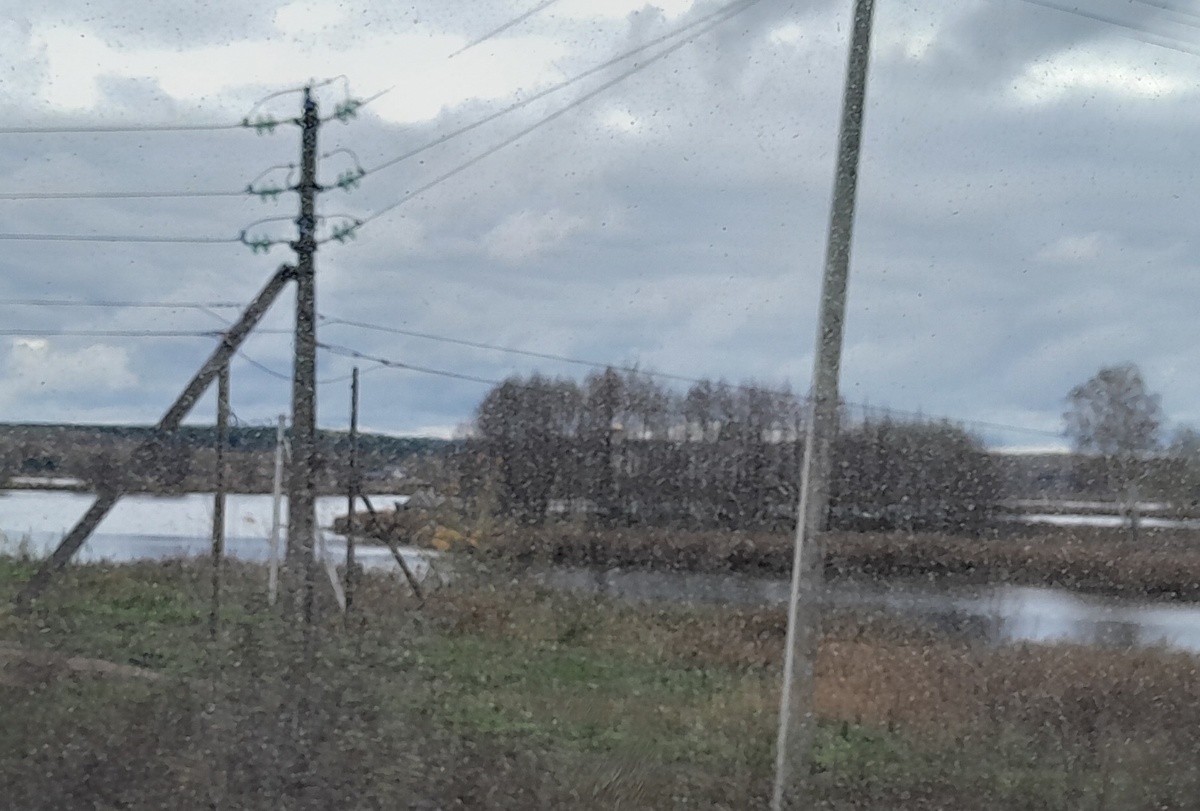 Пейзаж на выезде из города (фото автора)