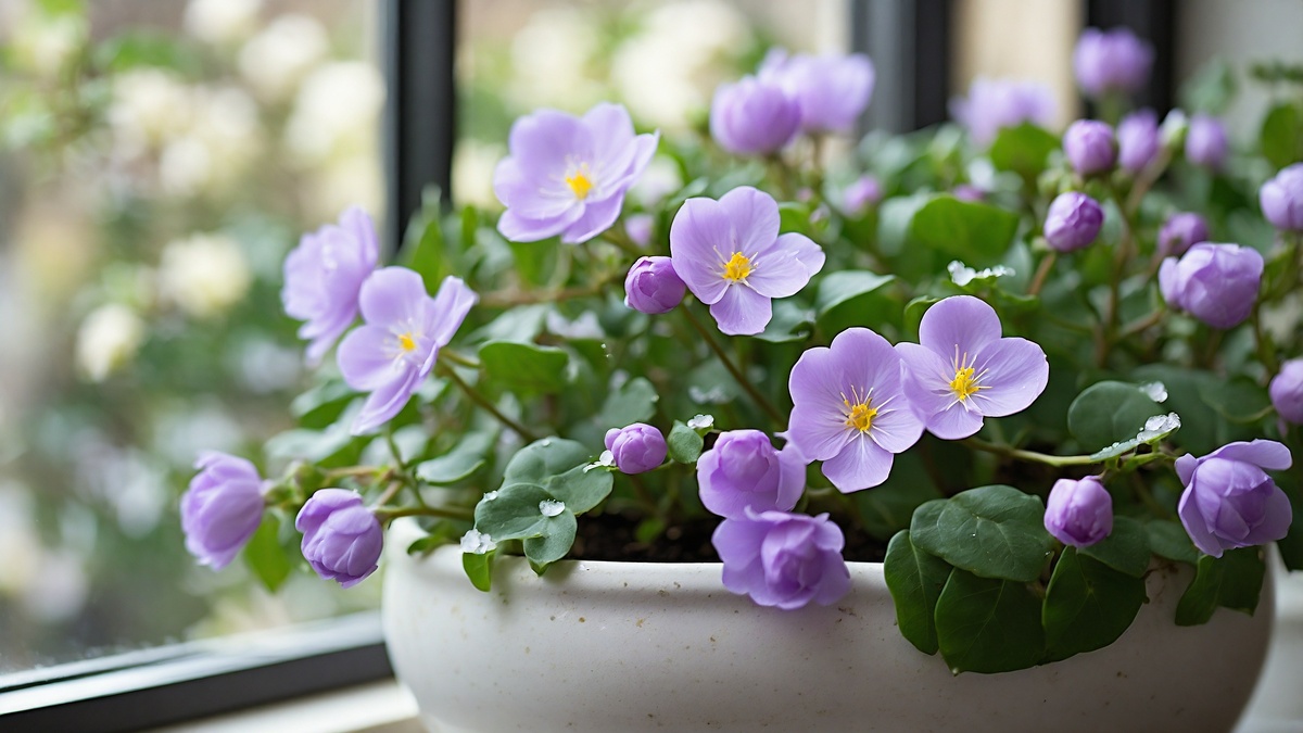 Экзакум Midget Lilac