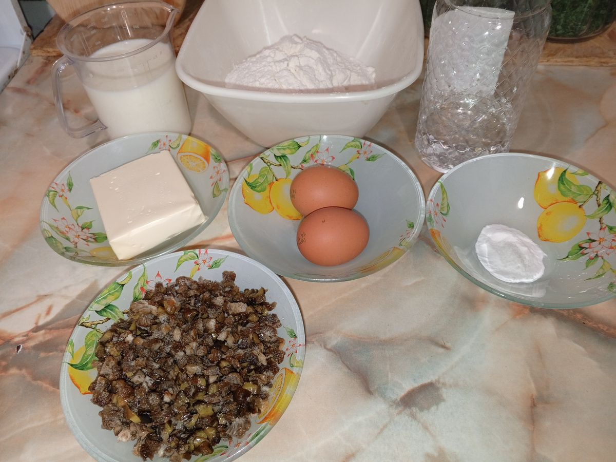 Ингредиенты для пирога