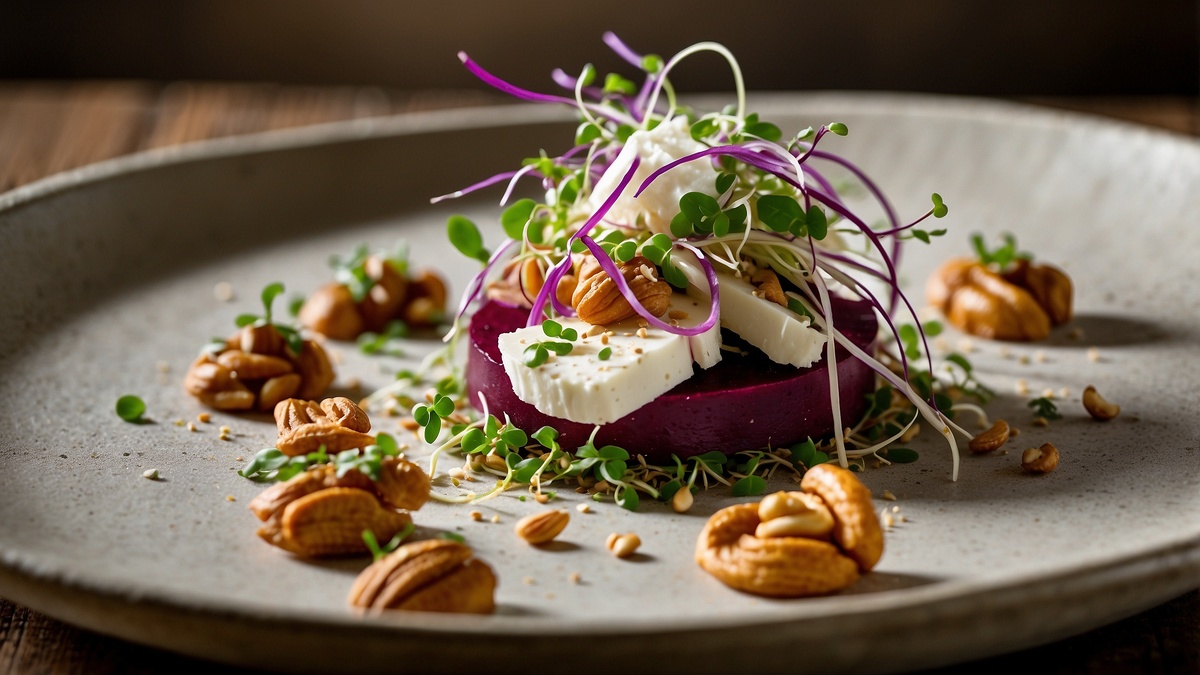 Блюда с микрозеленью