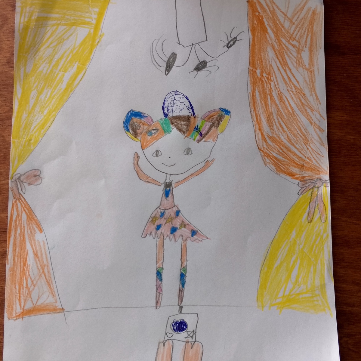 А такой меня видят дети. "Это, мама, ты как будто балерина!"