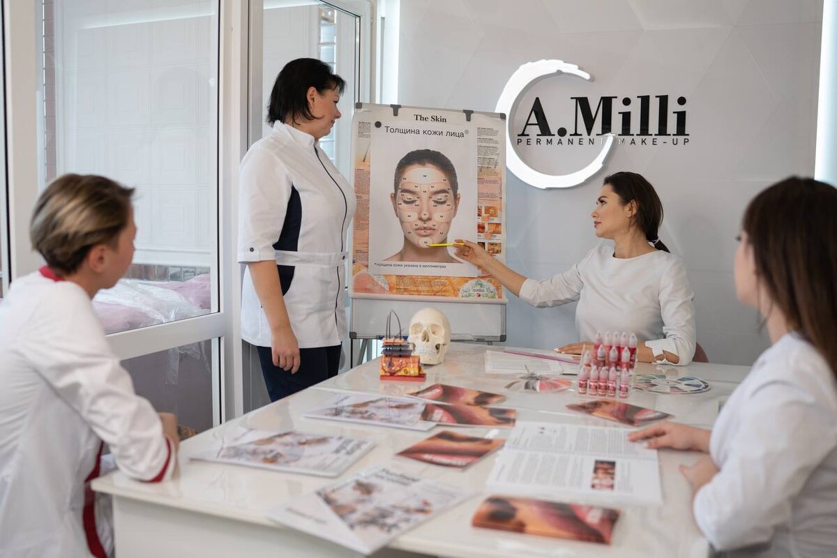Обучение мастеров перманентного макияжа в A.Milli г.Ставрополь