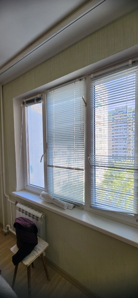 Горизонтальные алюминиевые жалюзи уже отслужили своё.