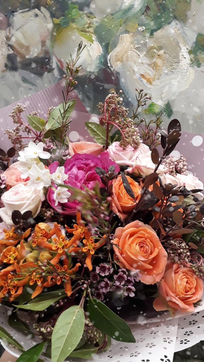 Фото и букет автора