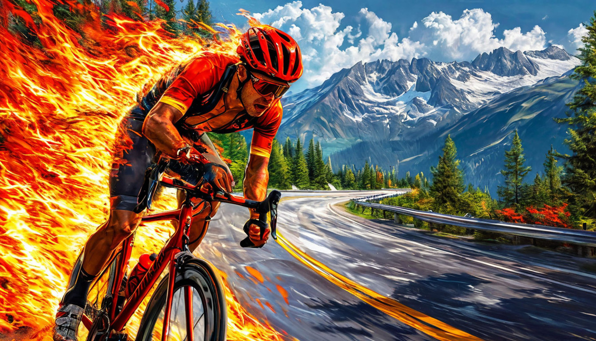 После 100 км за день на велосипеде :)