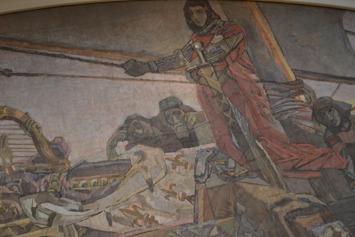 Государственная Третьяковская галерея. М.А. Врубель "Принцесса Грёза". Фрагмент. Фото автора