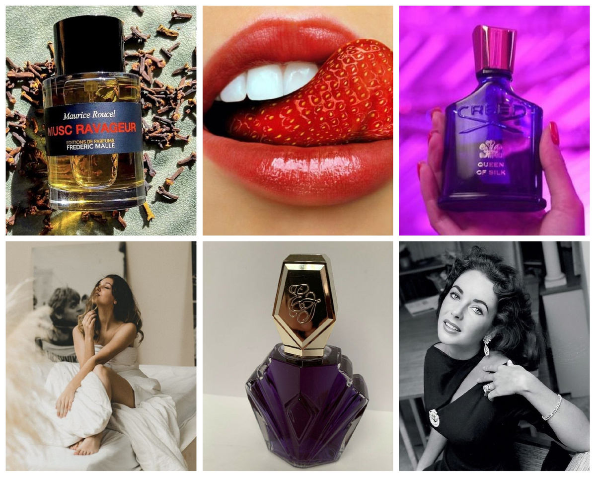 Слева направо: Musc Ravageur, Queen of Silk, Passion.