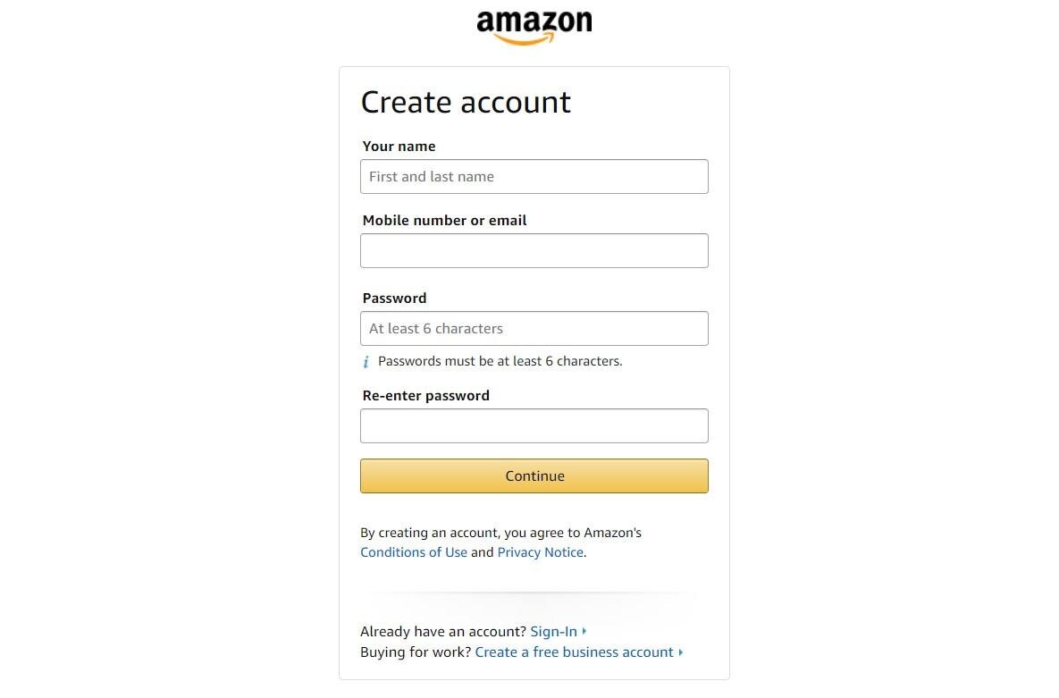 Создание личного кабинета на Amazon Seller