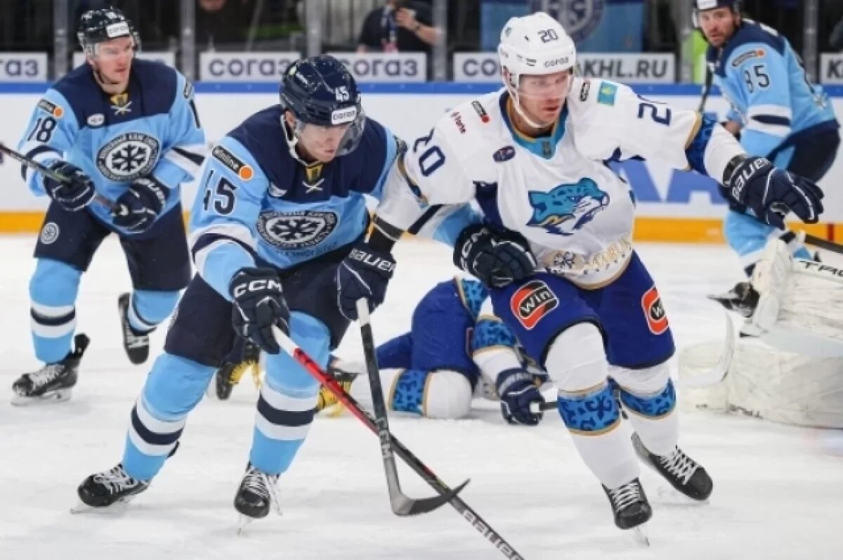    ХК «Сибирь» досадно проиграл ХК «Барыс» в домашнем матче в Новосибирске