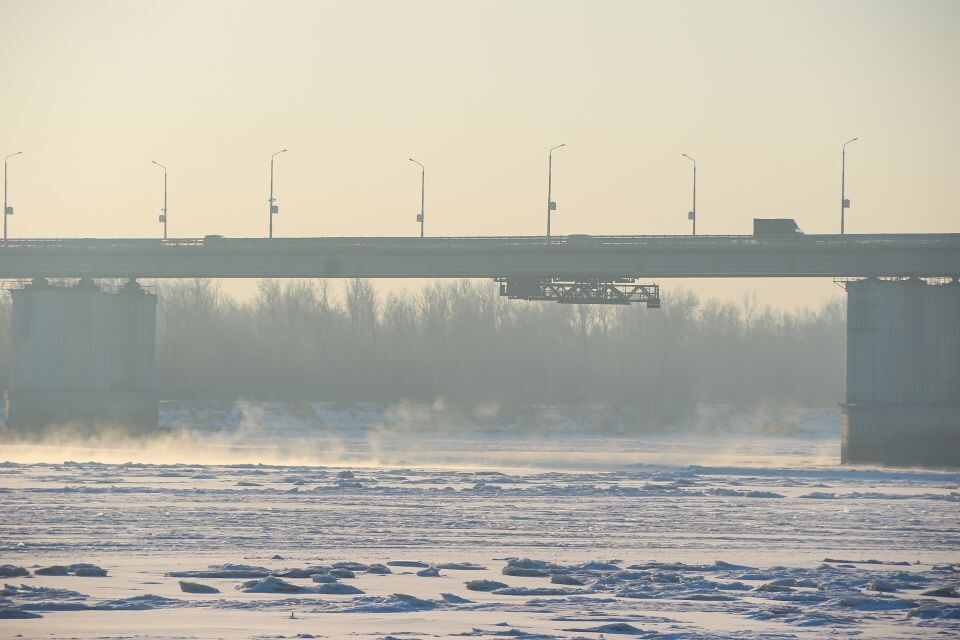    Обь. Морозы. Зима. Источник: Виталий Барабаш/"Толк"