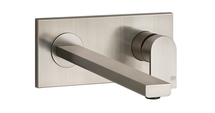 Смеситель для раковины Gessi Emporio Via manzoni 44895#149 никель брашированный