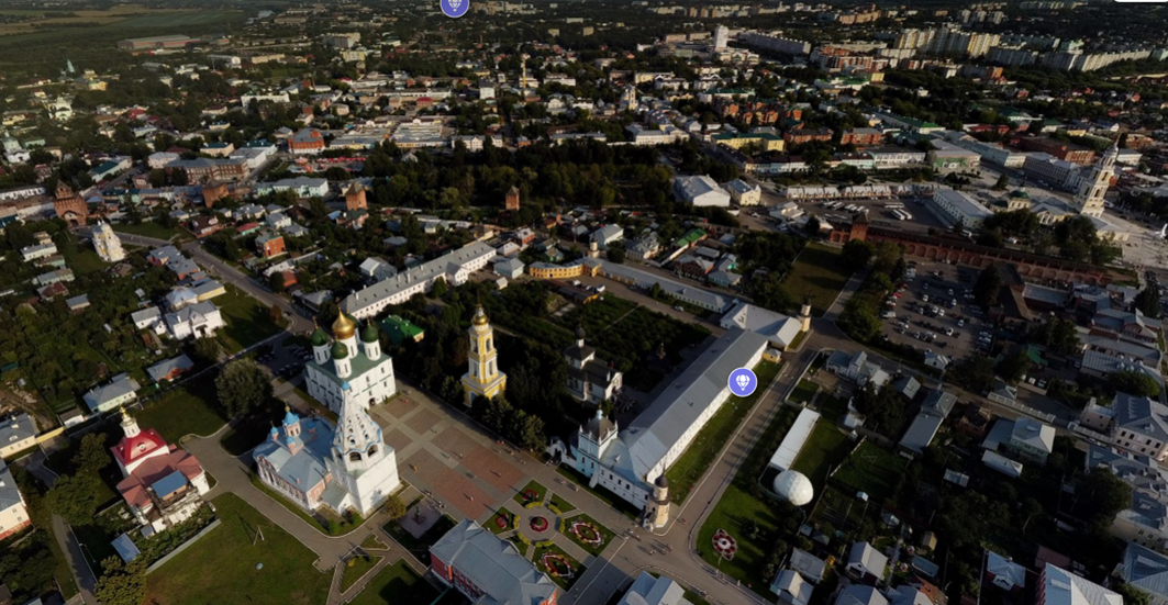 Центр Коломны. Яндекс панорамы.